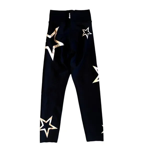 Ultracor leggings with star print black Size XXS - Picture 4 of 5